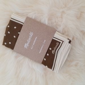 Madewell Dot Silk Scarf